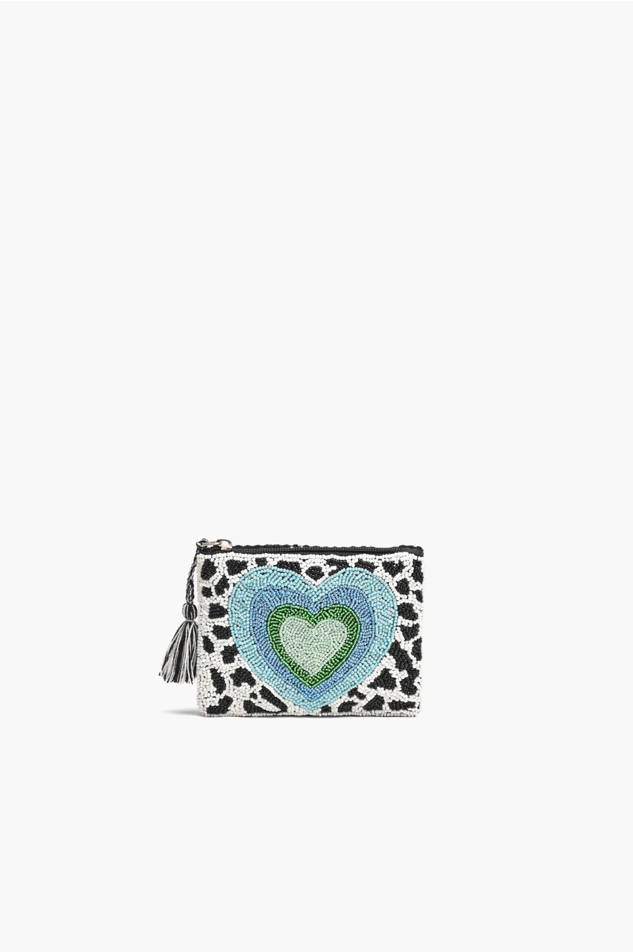 Blue Heart Love Coin Pouch