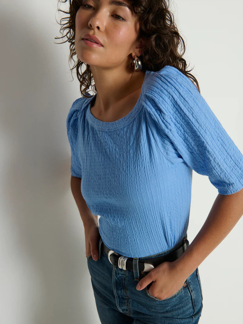 Deana Envelope Shirt - Cornflower
