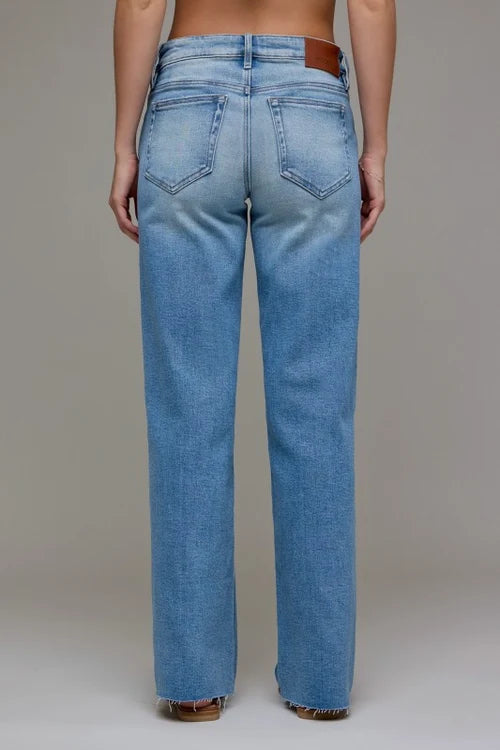 Medium Light Ella Low Rise Classic Straight