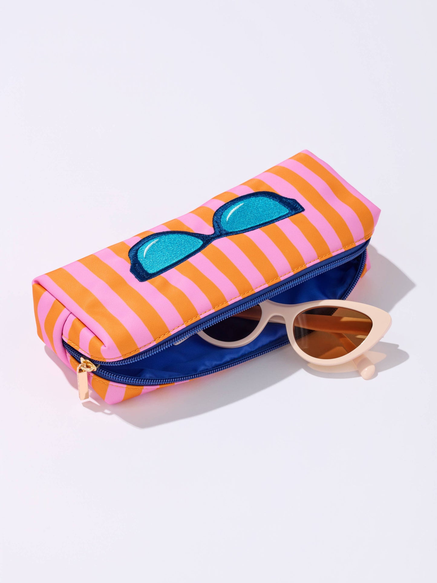 GLASSES ZIP POUCH,PINK
