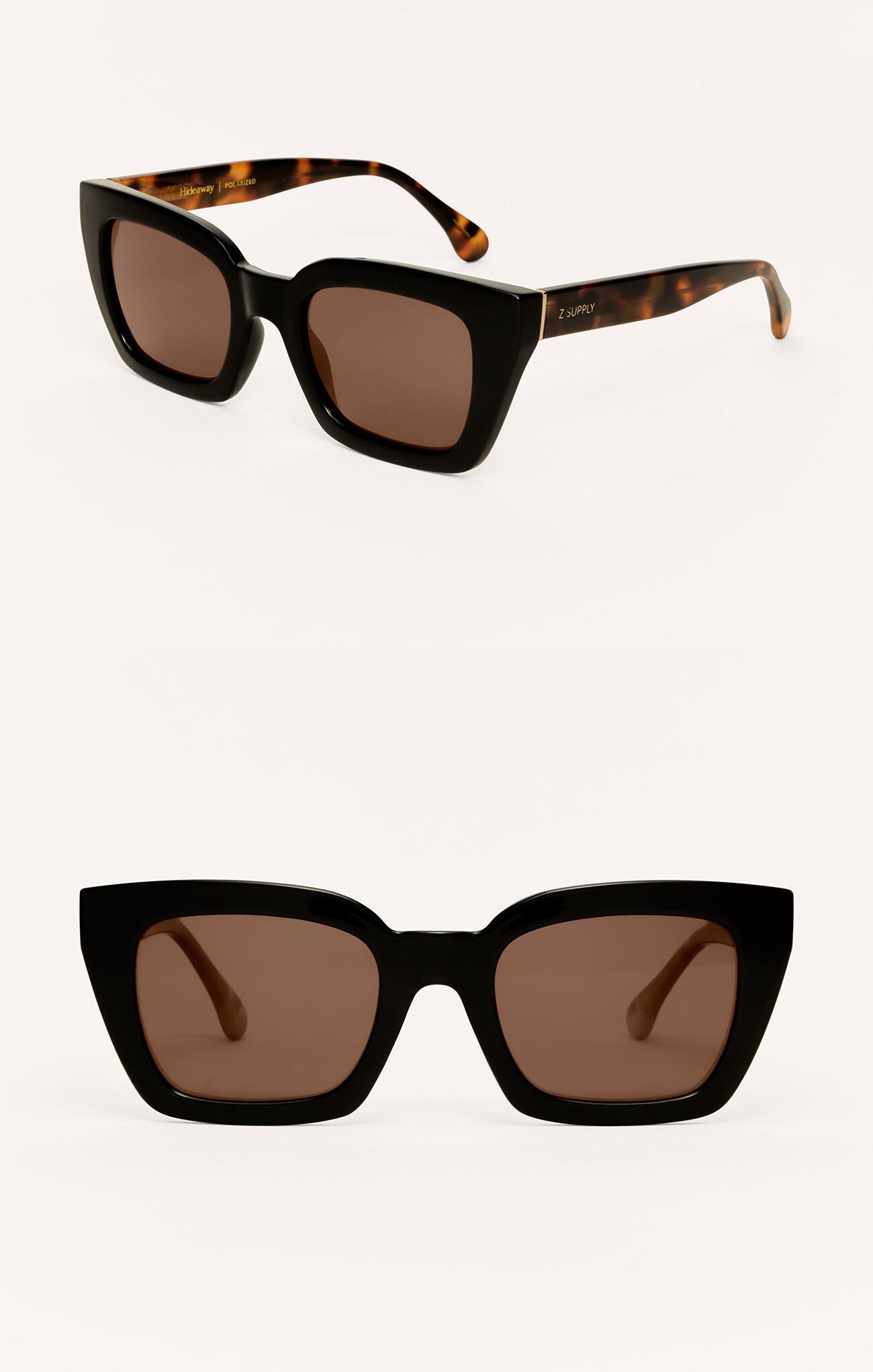 Hide Away Black Tortoise Sunglasses