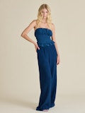 Harbor Cotton Blend Gauze Pant - Soft Indigo