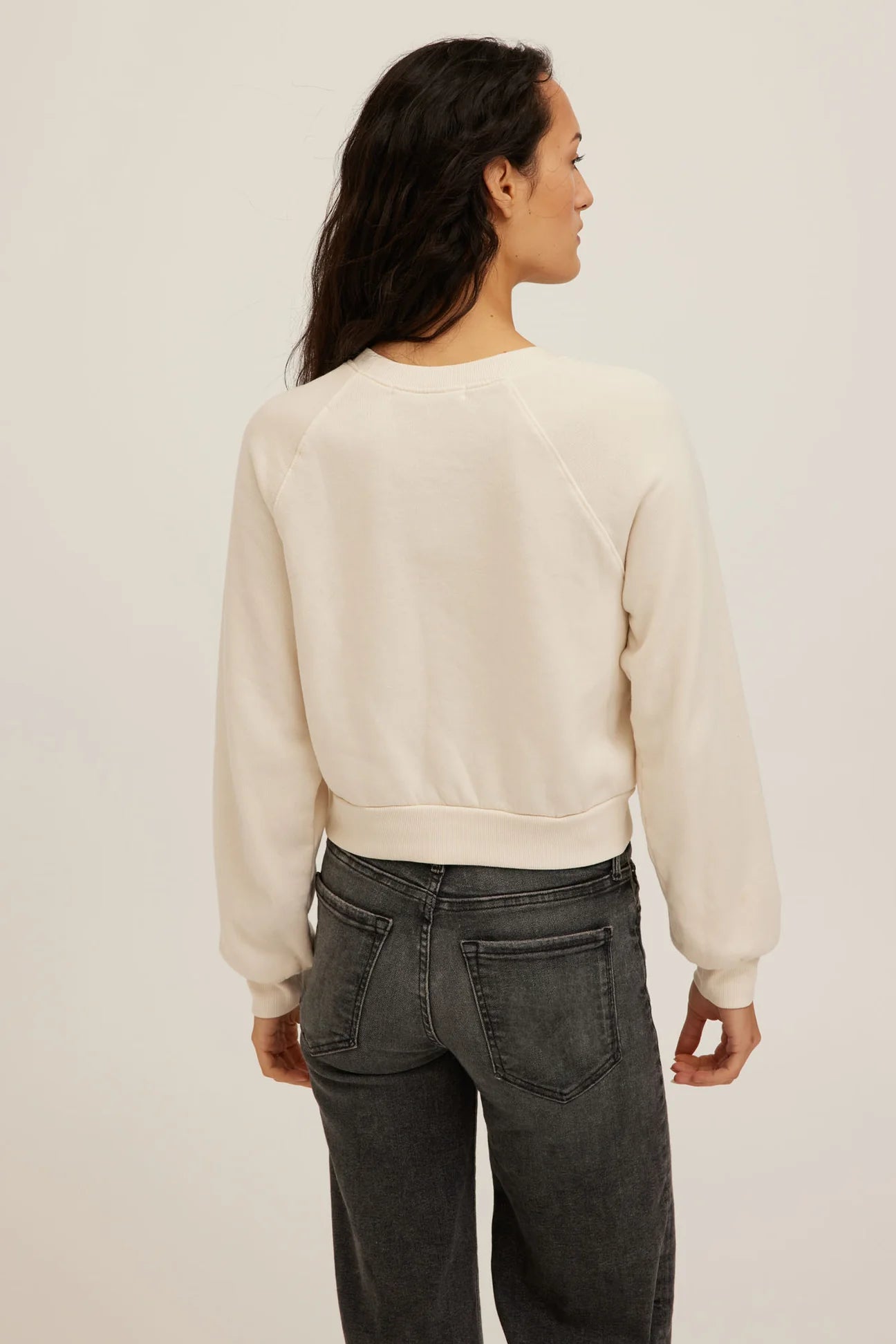 Double Horseshoe Shrunken Sweatshirt