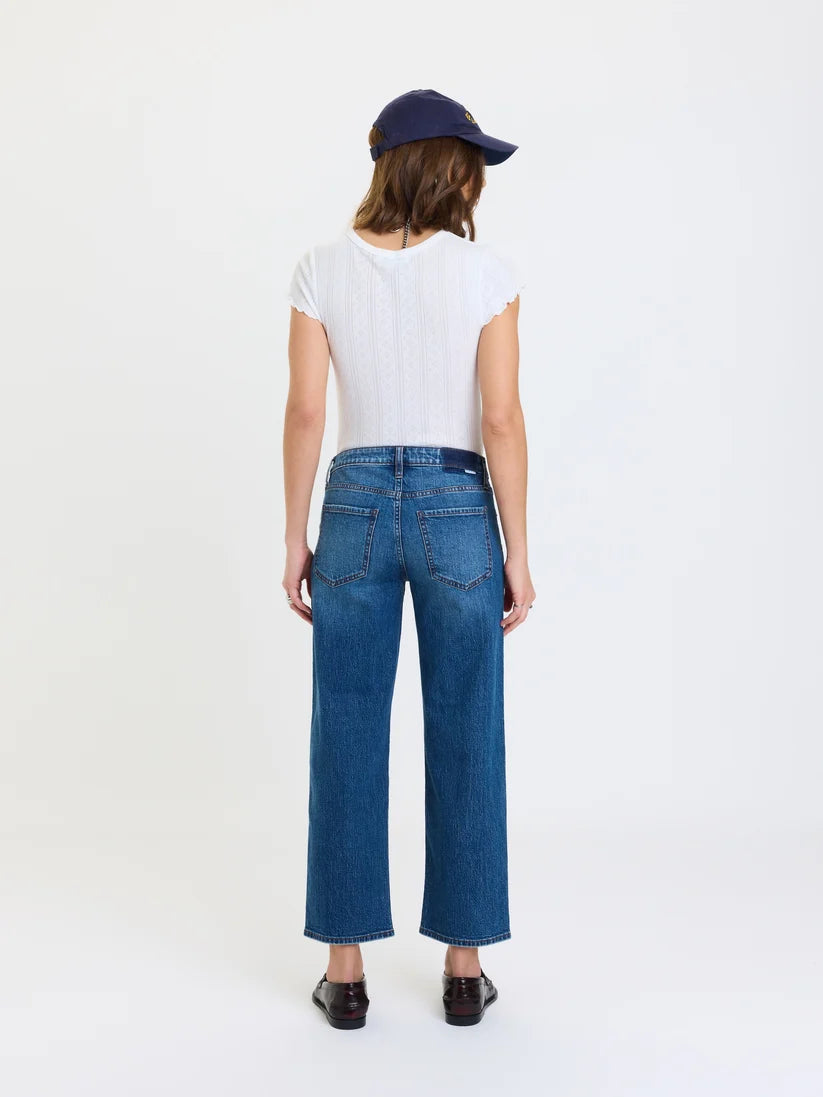 Haze Keeper Low Rise Straight Cropped Jean