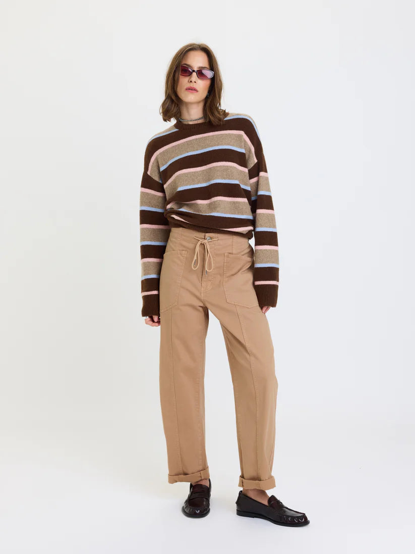 Latte Villa Drawstring Barrel Pant