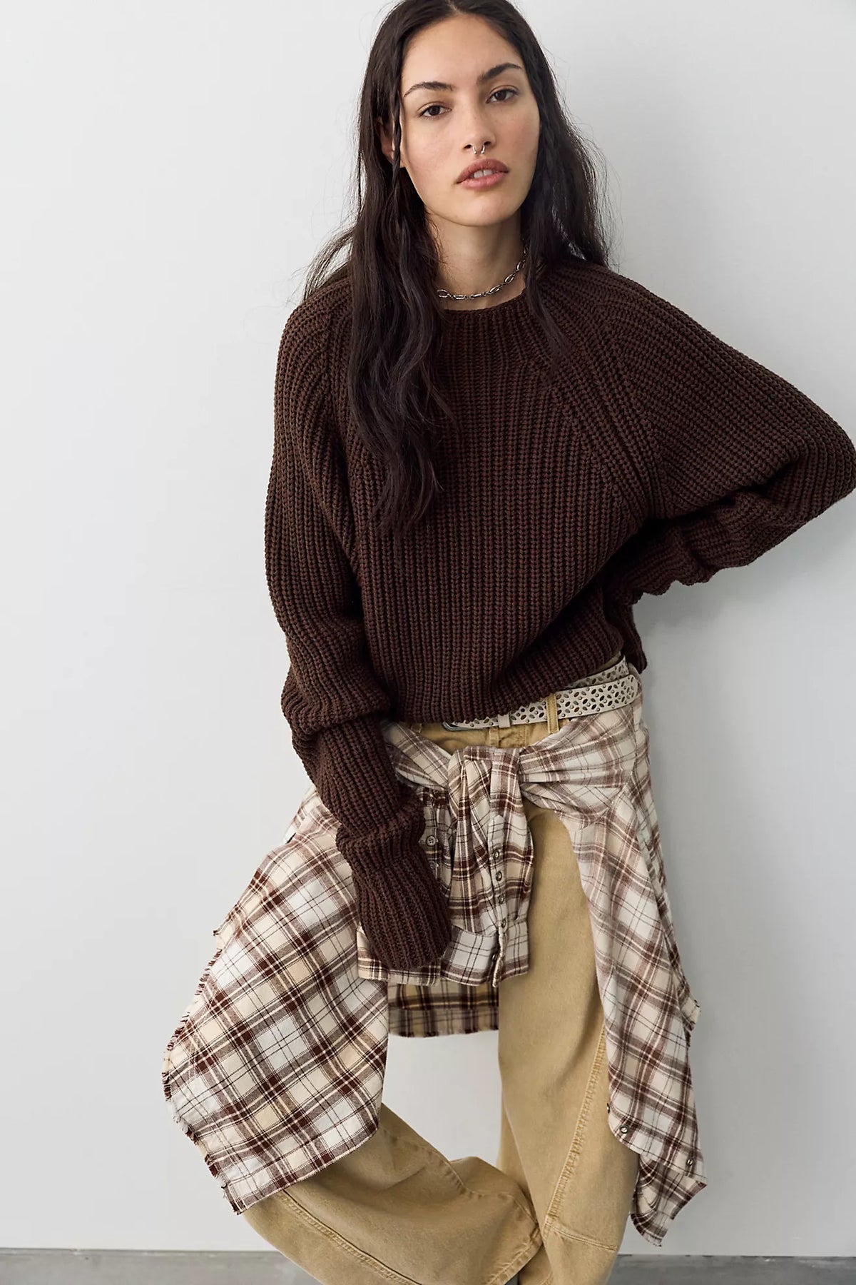 Chocolate Low Tide Pullover