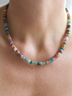 Multicolor Beaded Vibe Necklace
