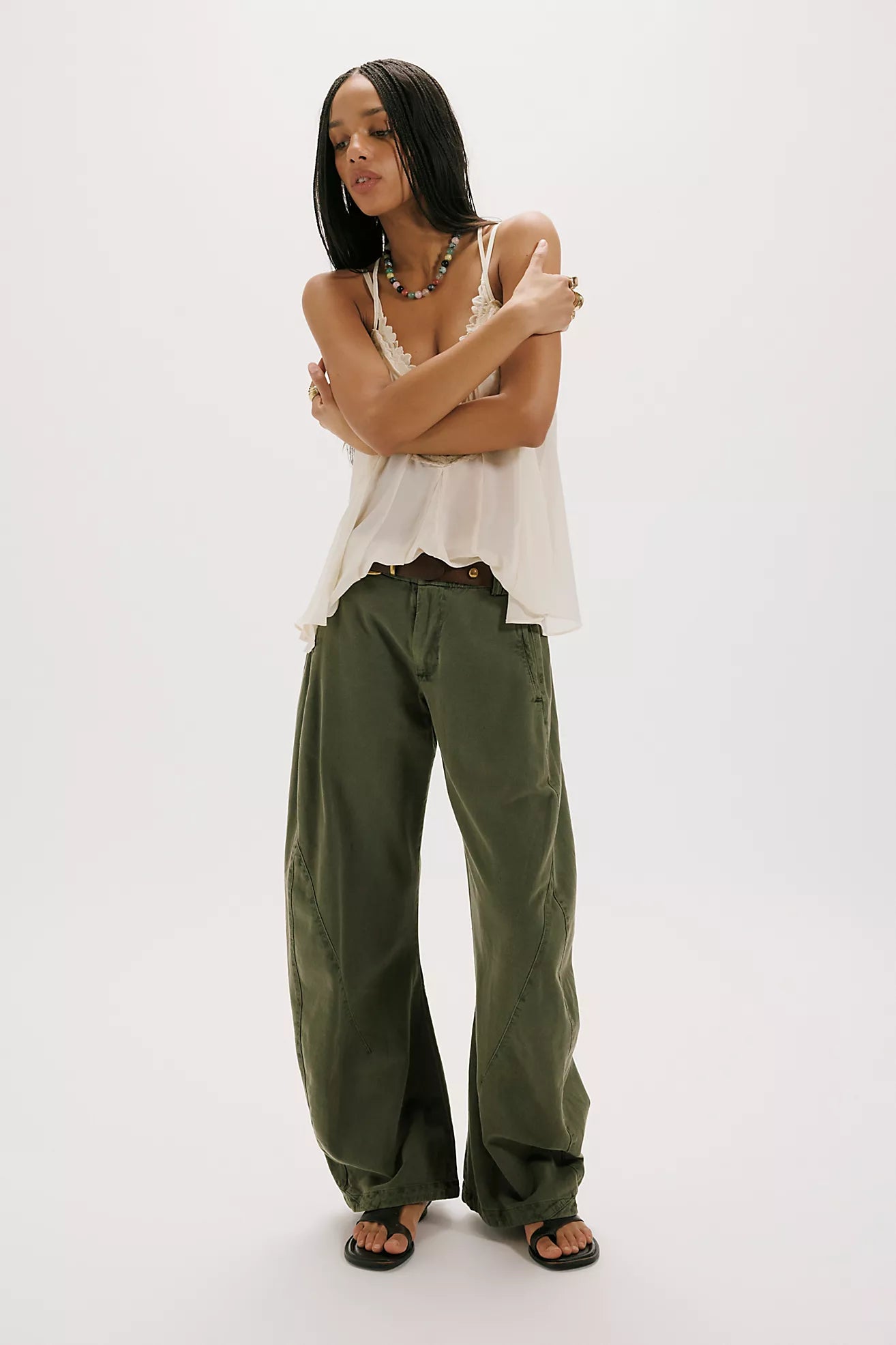 Dusty Olive Trouser