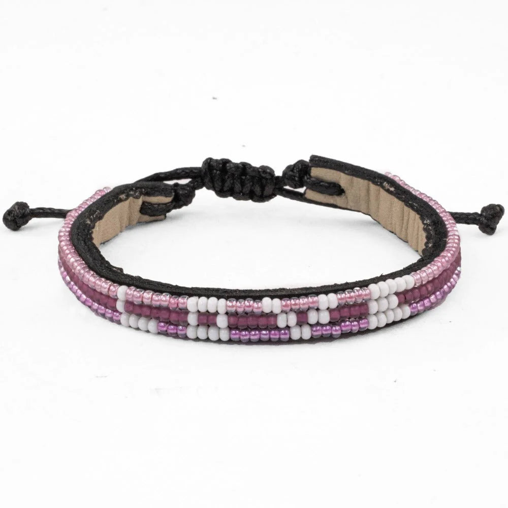 Skinny Ombre Love Bracelet - Pink Power