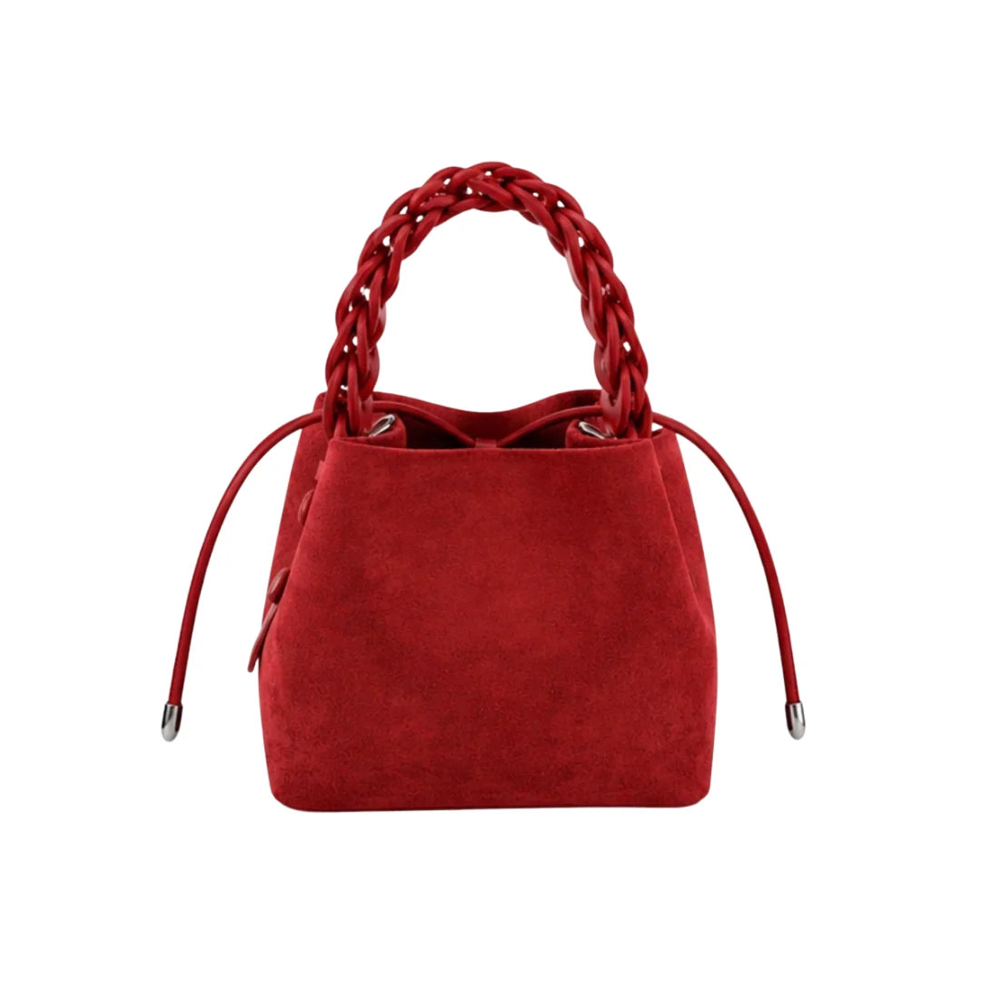 Red Suede Hadley Bag