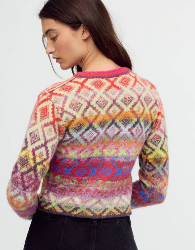 Rainbow Skye Patterned Cardigan