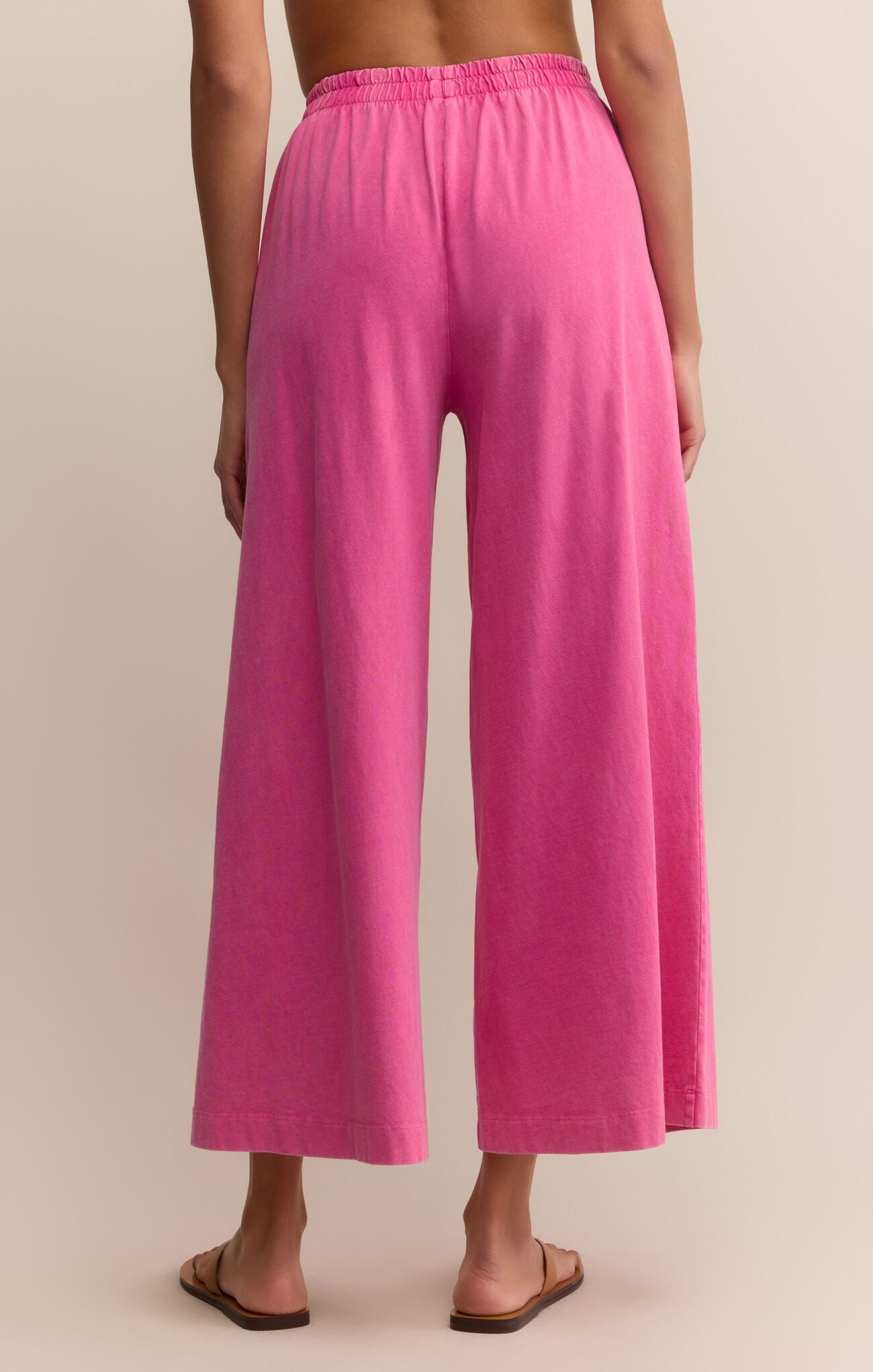 Pink Scout Jersey Flare Pant