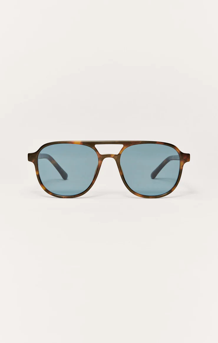 Tourist Sunglasses - Tortoise - Blue Polarized