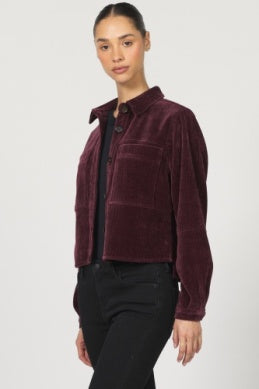 Fig Cropped Gina Jacket