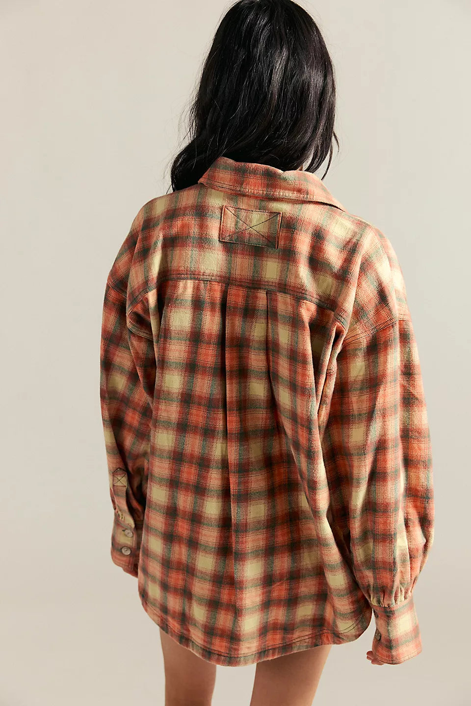 We The Free Sand Ashley Plaid Shirt