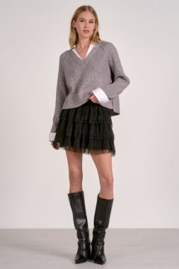 Grey Sparkle Sweater
