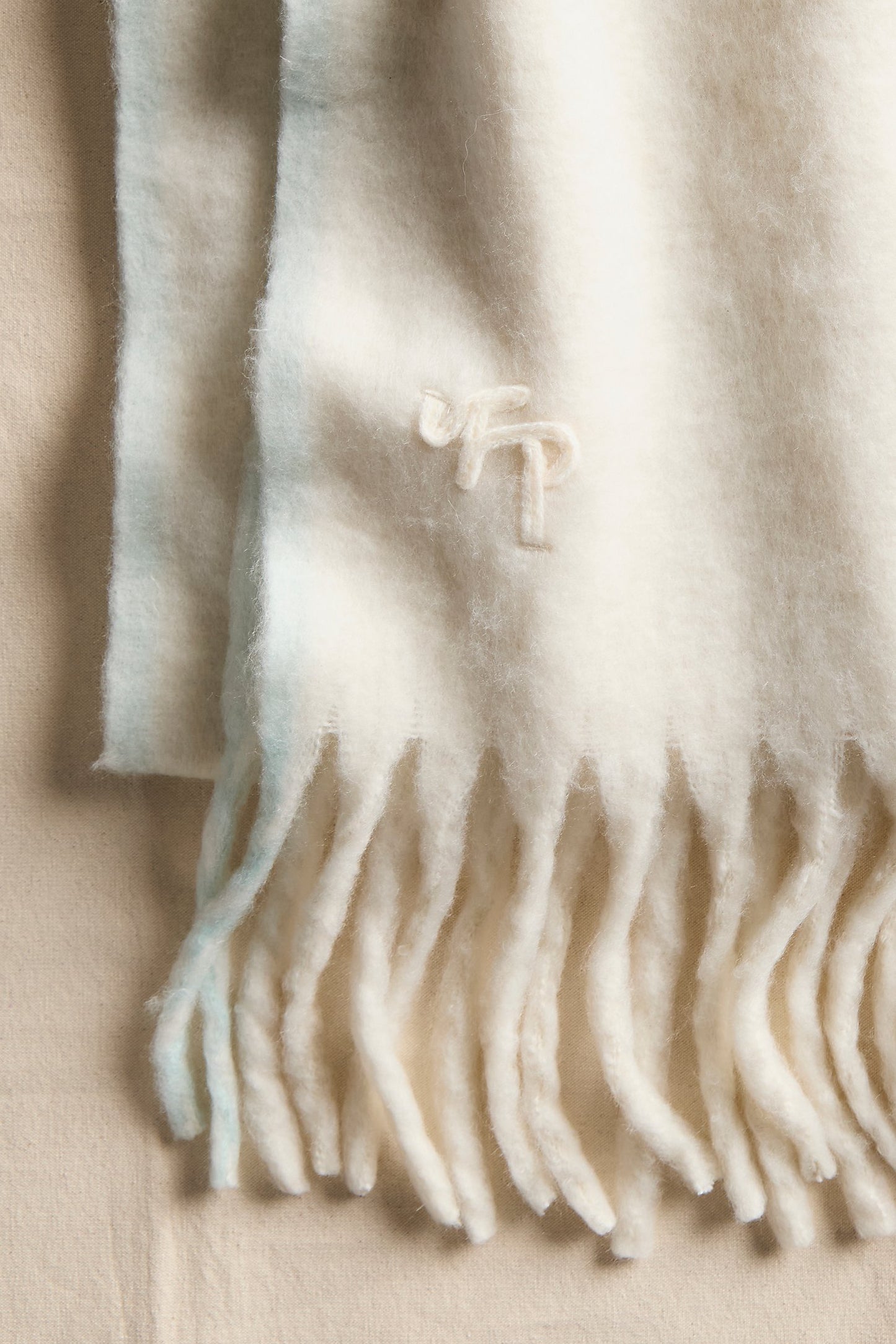 Ivory Winter Chill Blanket Scarf