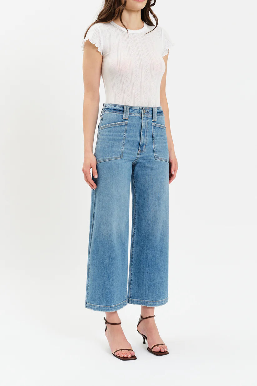 Valley Girl High Rise Patch Pocket Ankle