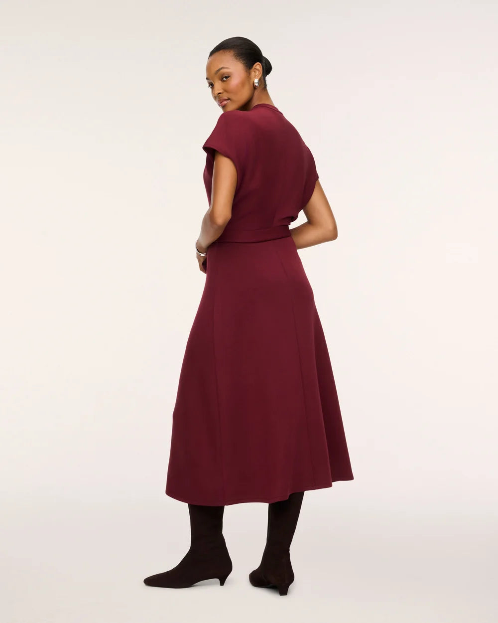 Vino Draped Maxi Dress
