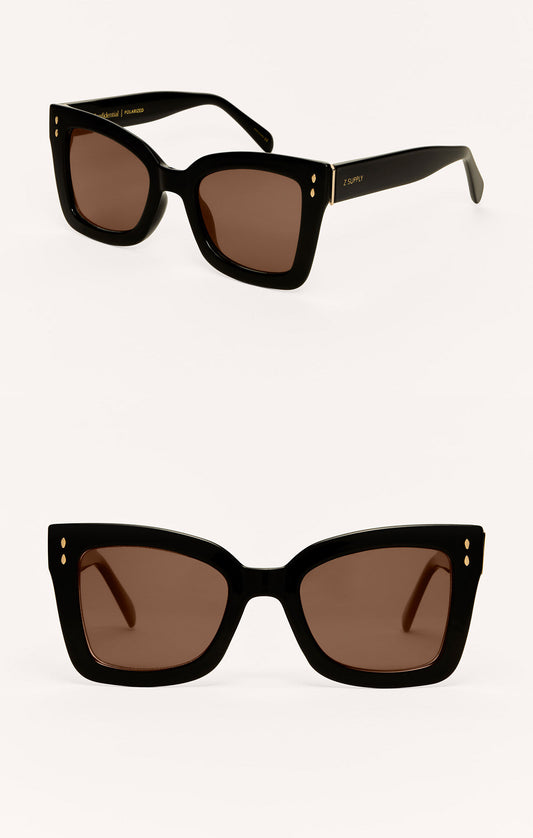 Confidential Black/Brown Sunglasses