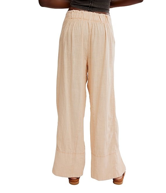 Days End Linen Pants - Sand Dollar