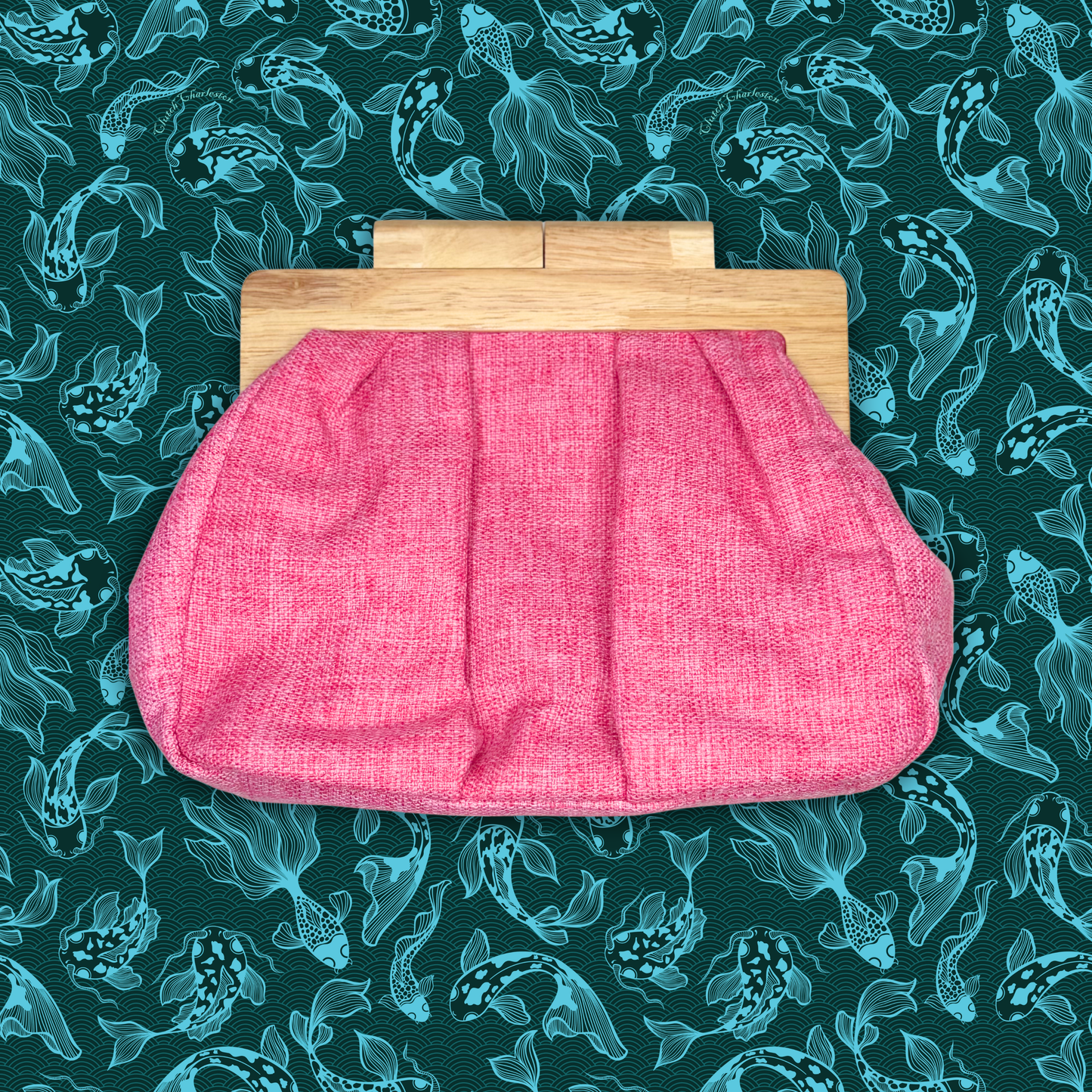 Pink Bay Clutch- Pink