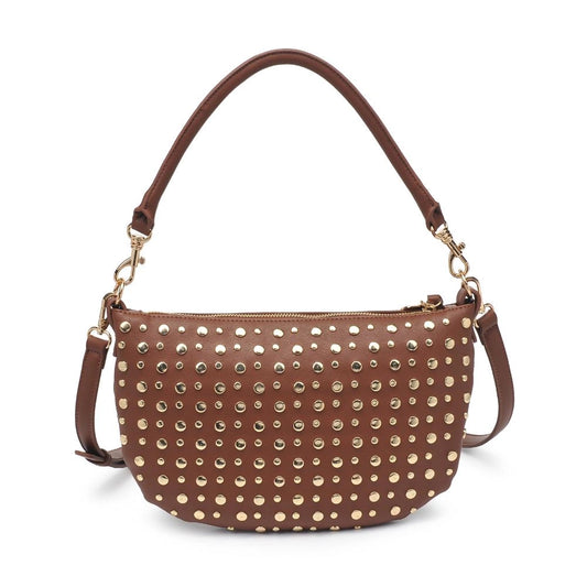 Studded Shoulder Bag  - Crossbody