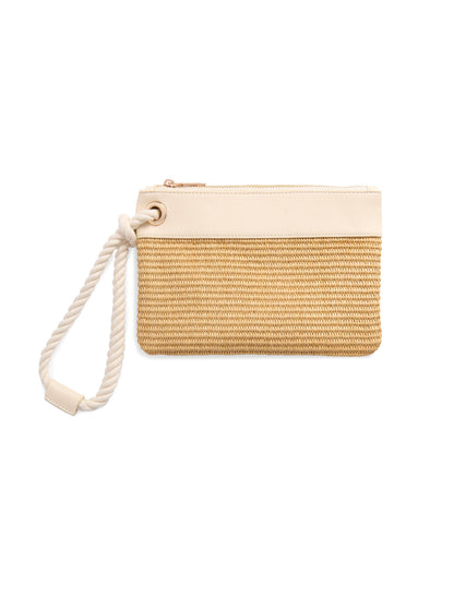 RINA WRISTLET: NAVY