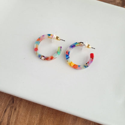 Rainbow Mini Hoops