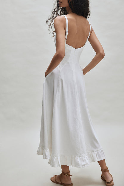 White Midi Dress