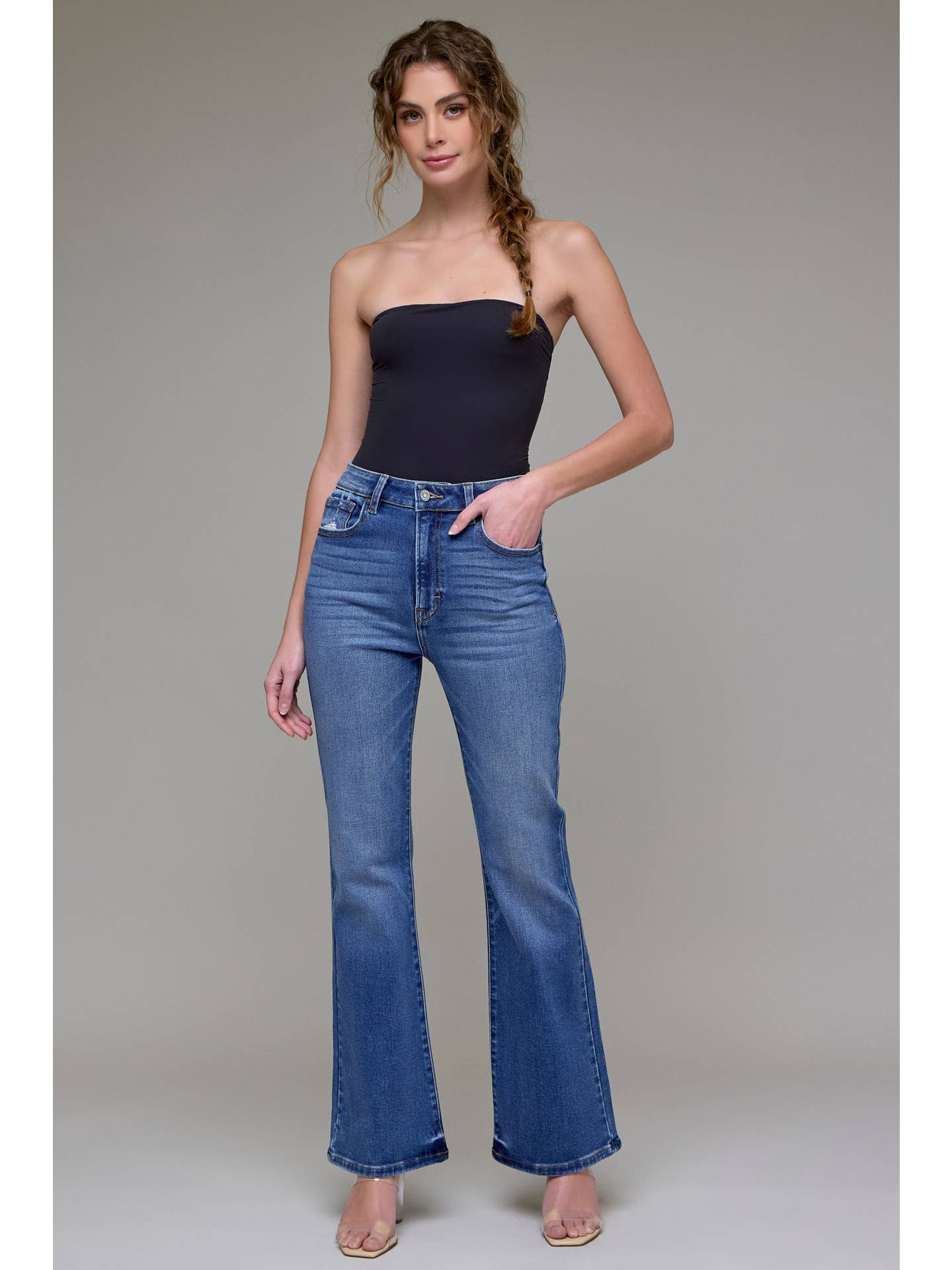 Medium Wash Flare Jean