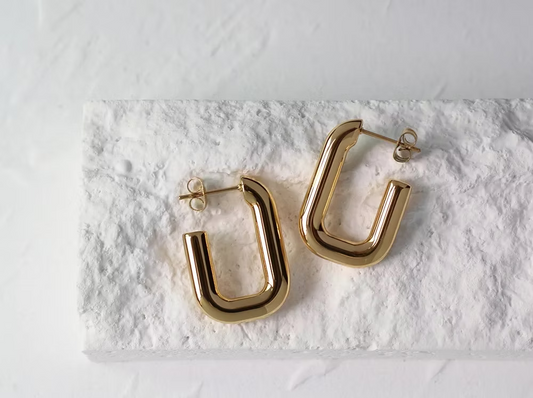 Rectangle Yasmyn Hoop