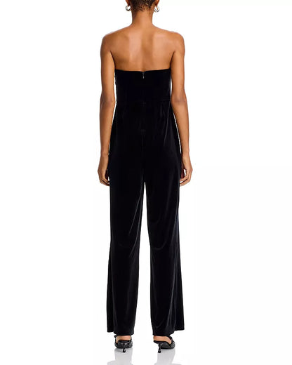 BLACK  WIDE LEG JUMPSUIT