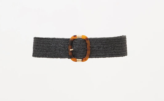Black Woven Belt
