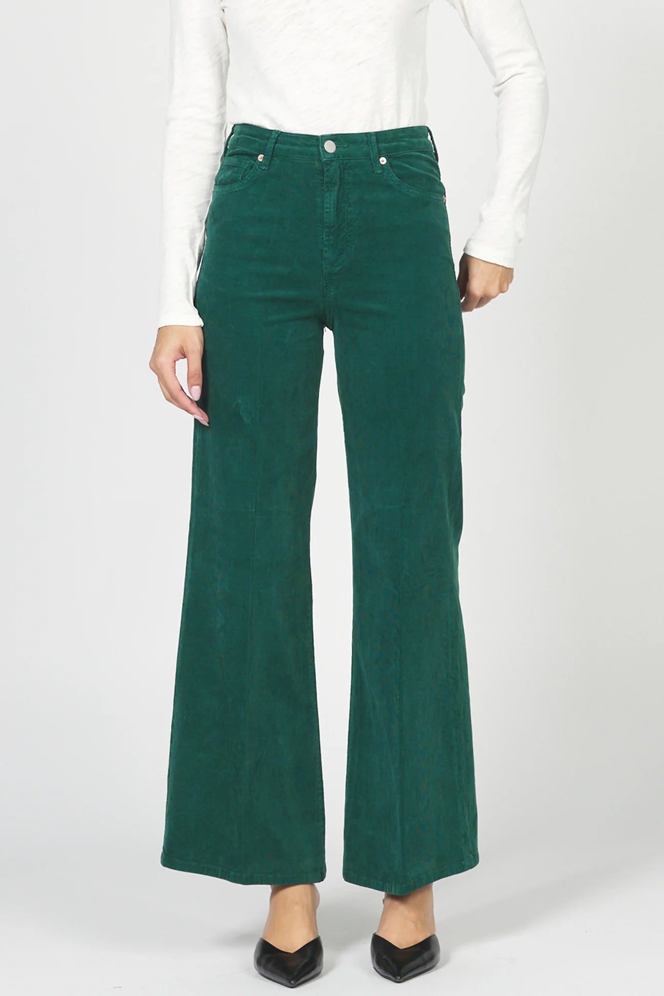 Fiona Wide Leg Jean- Rainforest