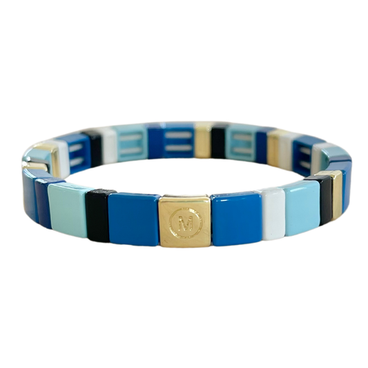 Blue Tile Bracelet