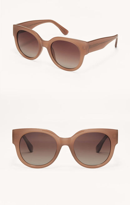 Lunch Date Sunglasses - Taupe-Gradient