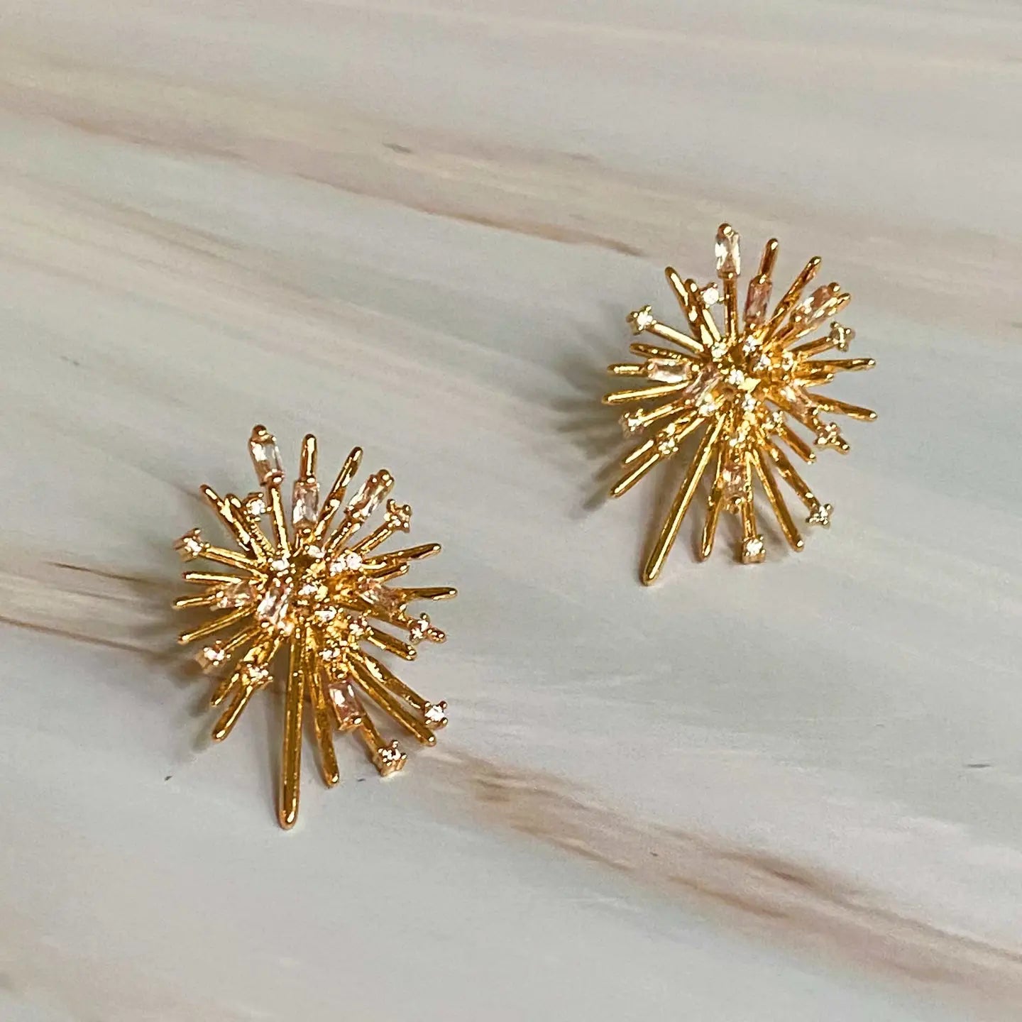 Sunburst Stud Earrings