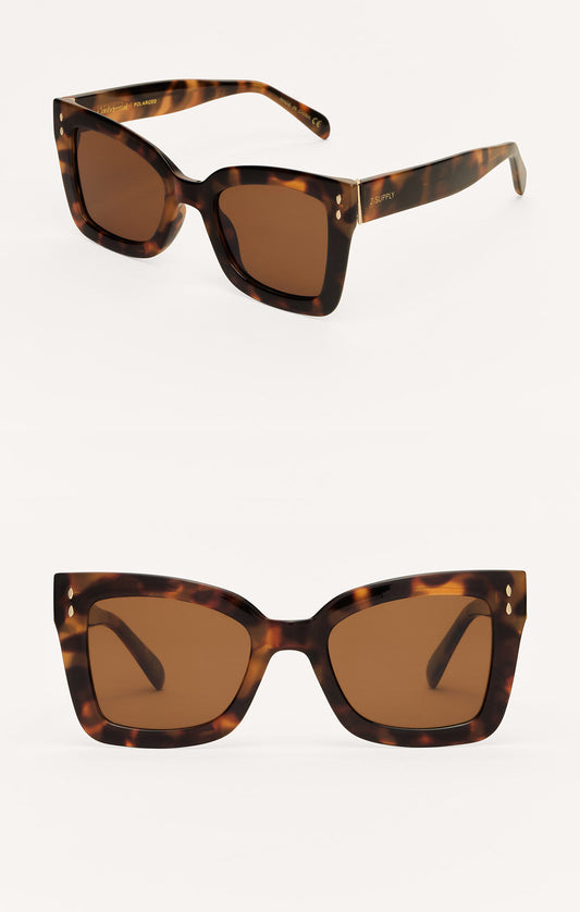 Confidential Brown Tortoise Polarized Sunglasses