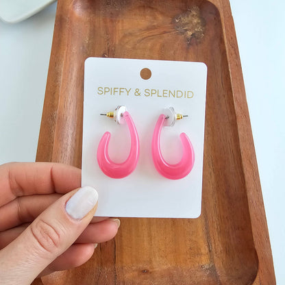 Berry Pink Hoops