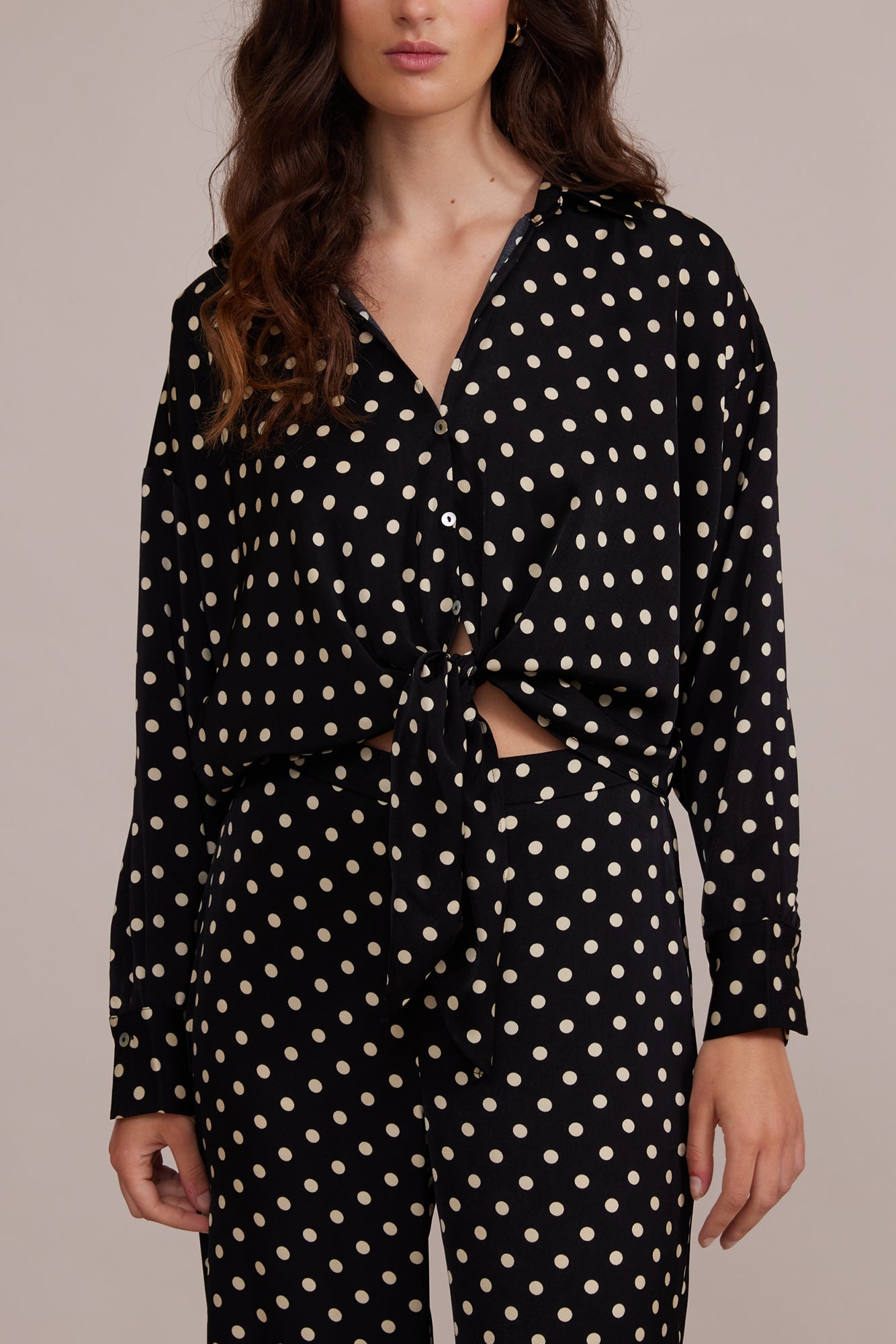 Rue Polka Dot Button Down