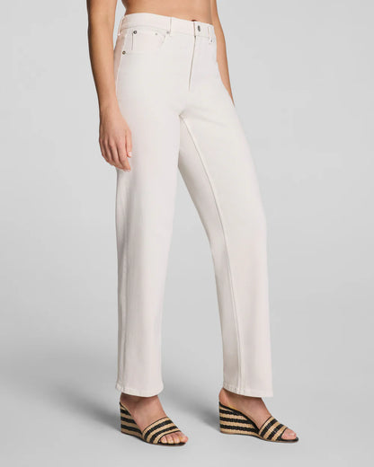 Alabaster Spanx Straight Leg Jeans