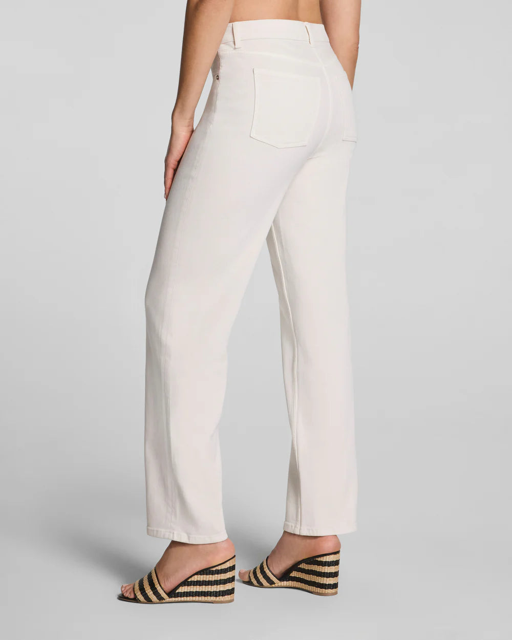 Alabaster Spanx Straight Leg Jeans