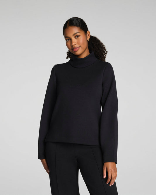 Black AirEssentials® Luxe Turtleneck