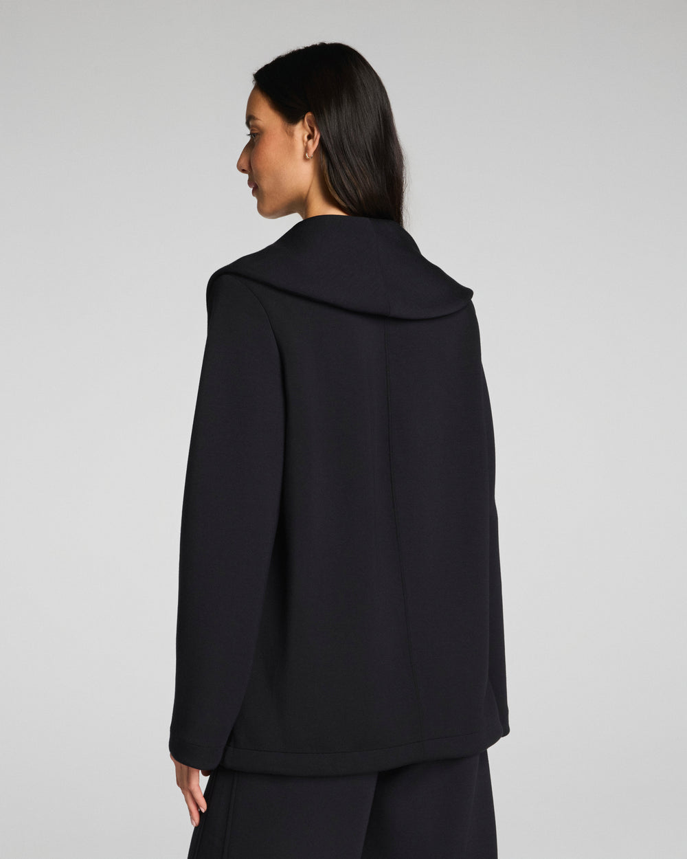 Black Luxe Wrap Cardigan