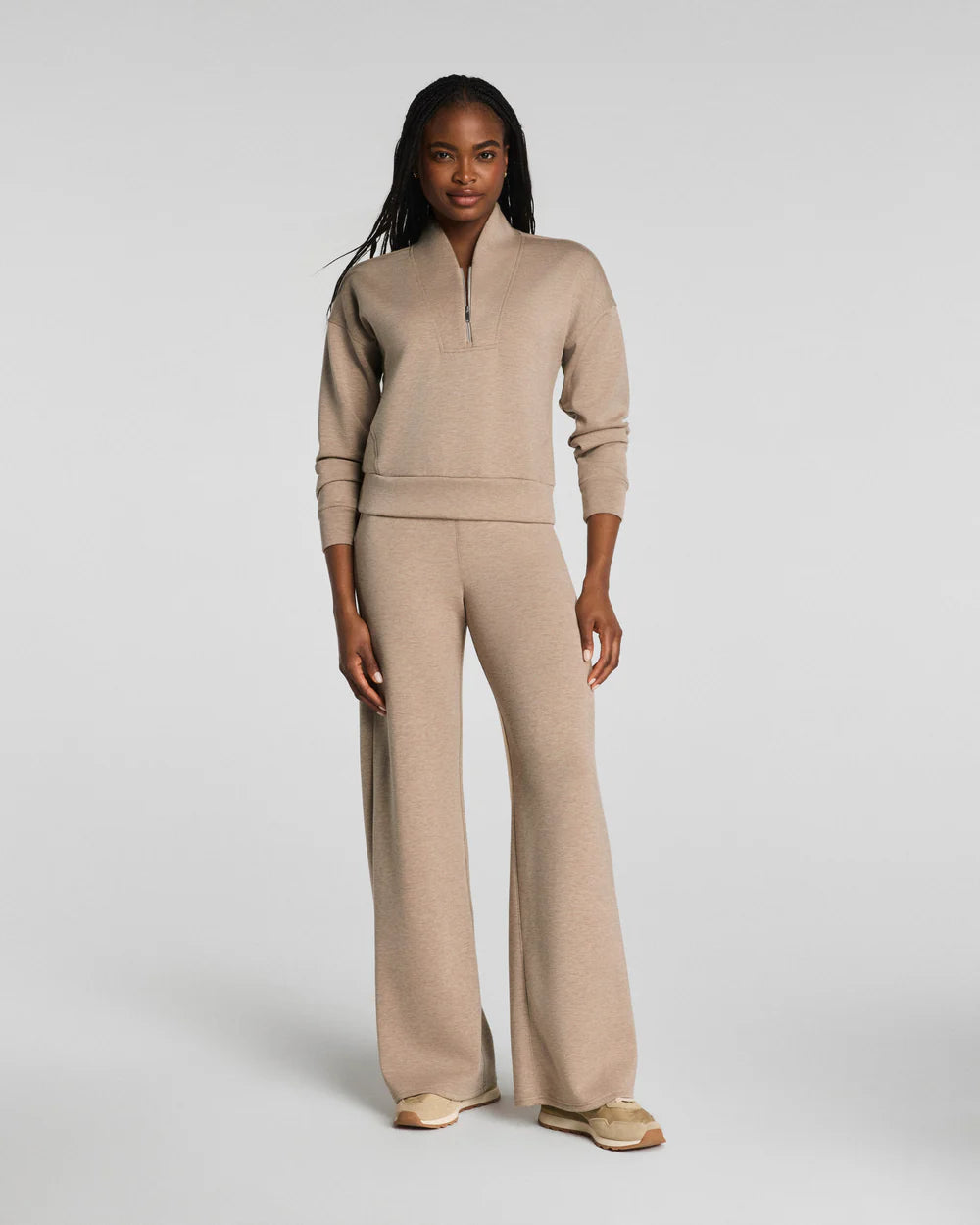 Dune Heather Wide Leg Pant