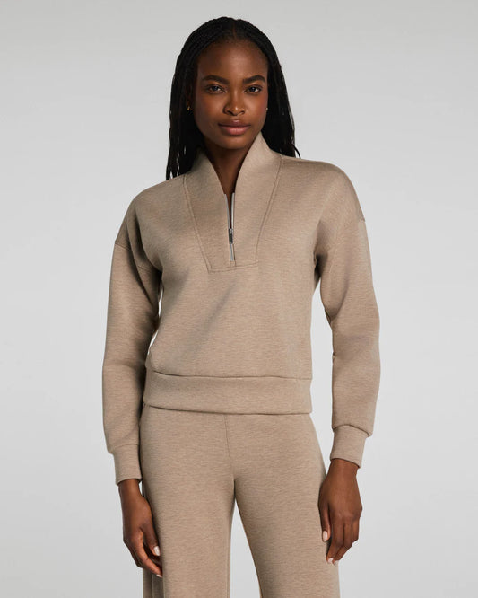 Dune Heather Half Zip