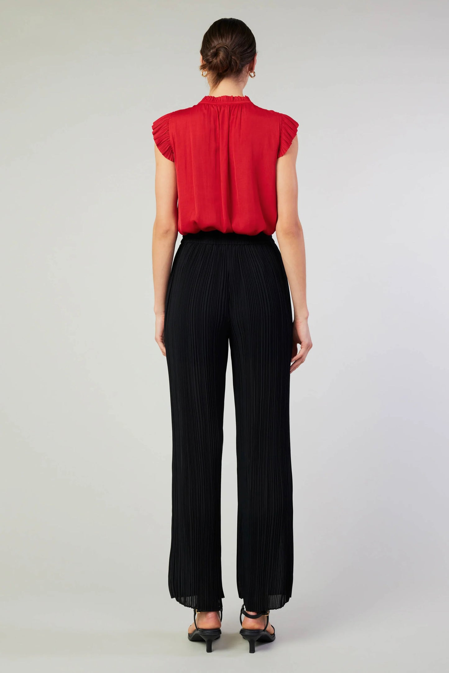 Black Pleated Pants