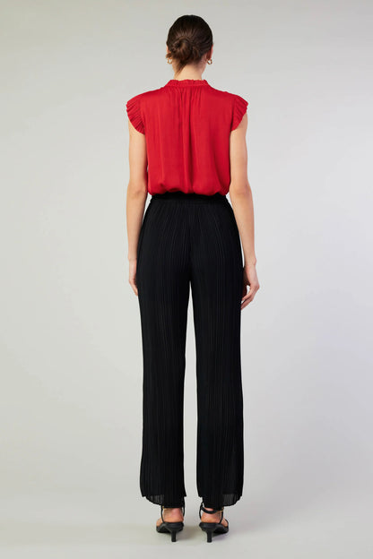 Black Pleated Pants