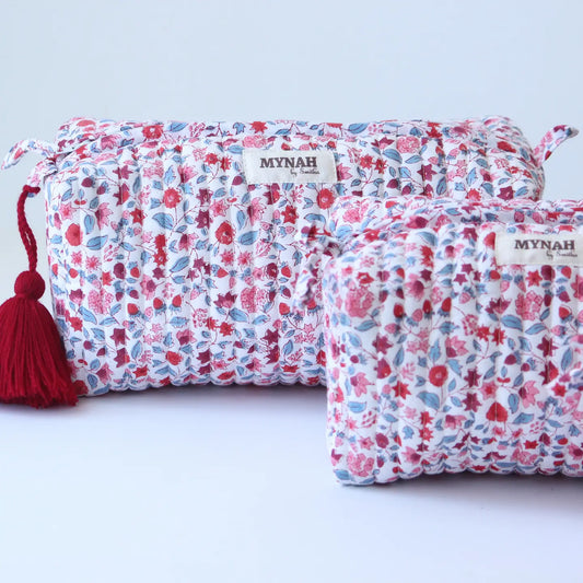 Crimson Garden Floral Large Floral Travel Bag